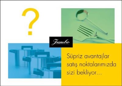 JUMBO DA KAMPANYA JUMBO �ATAL KA�IK TAKIMI YANINDA TENCERE TAKIMI 6K���L�K �AY SET� VE CEZVE TAKIMI �OK S�PR�Z F�YATLARA
